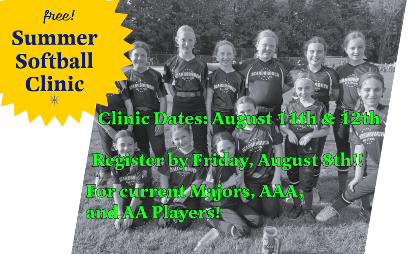 Free Softball Clinic - Aug. 11 - 12